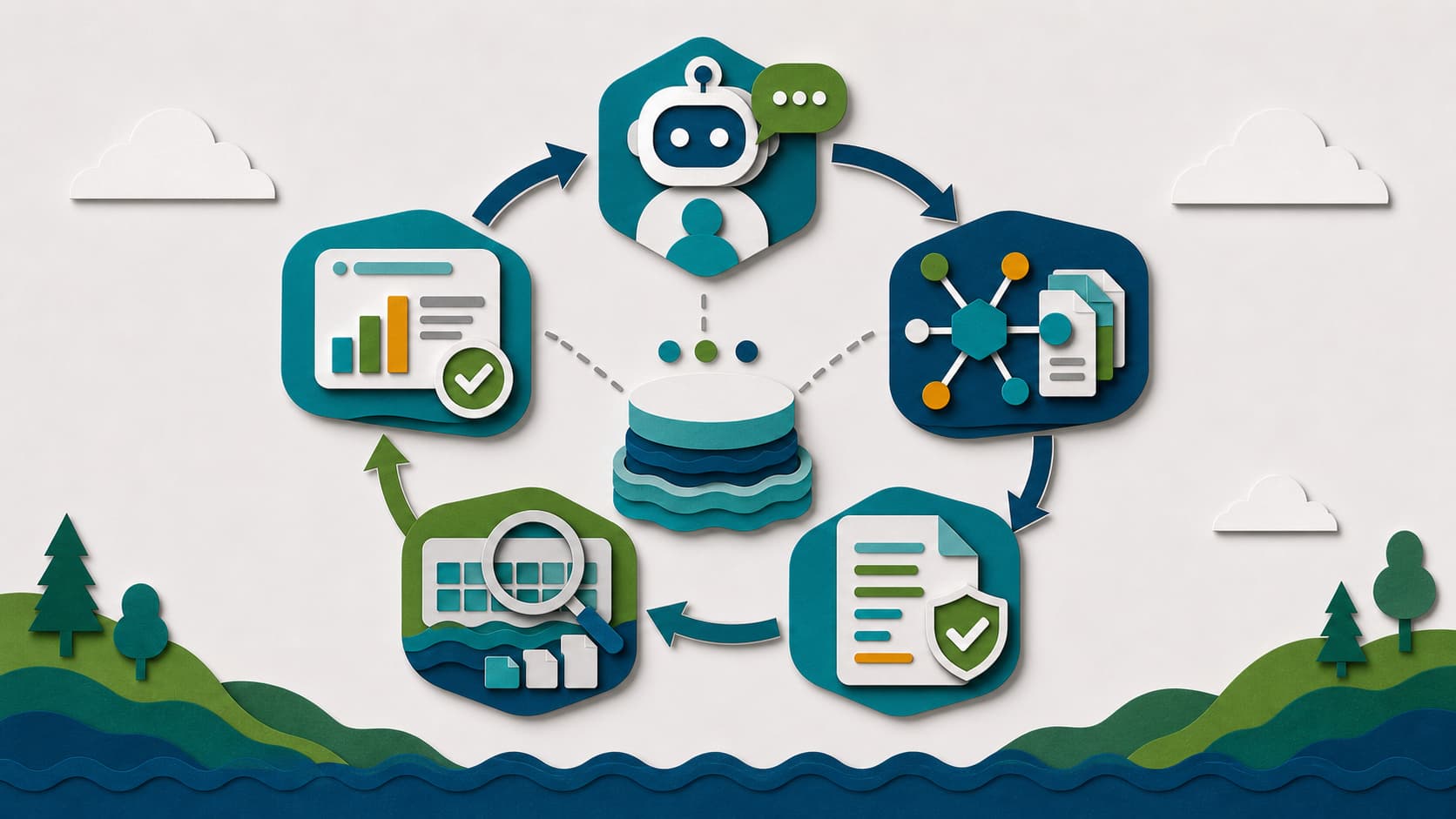 Operating workflow for agentic AI operating layer