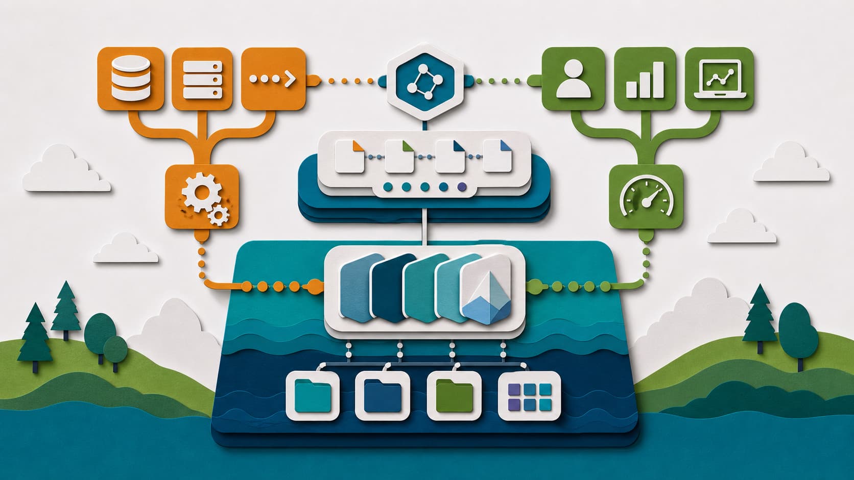 lakehouse LTAP patterns architecture map