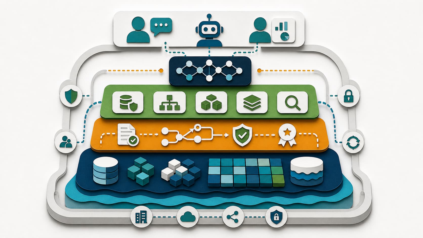 enterprise AI data advantage architecture map