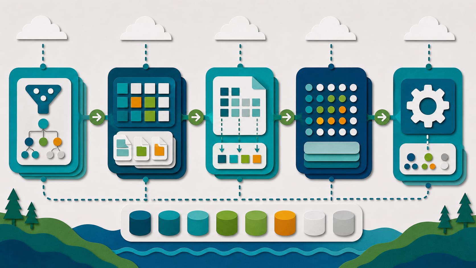 Operating workflow for native scan execution